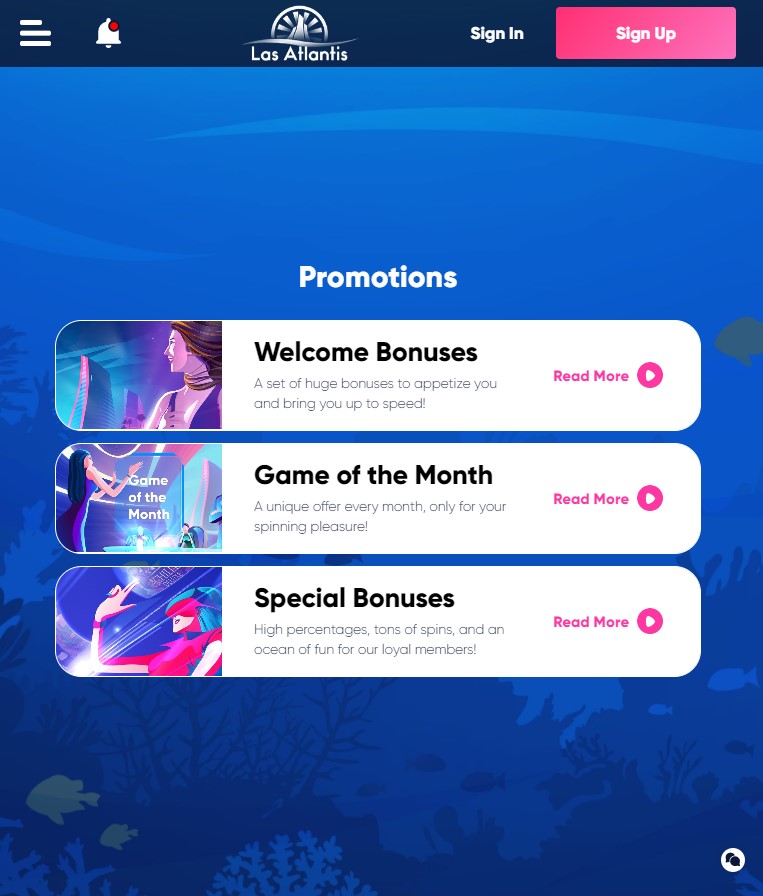 Las Atlantis Casino No Deposit Bonus Codes